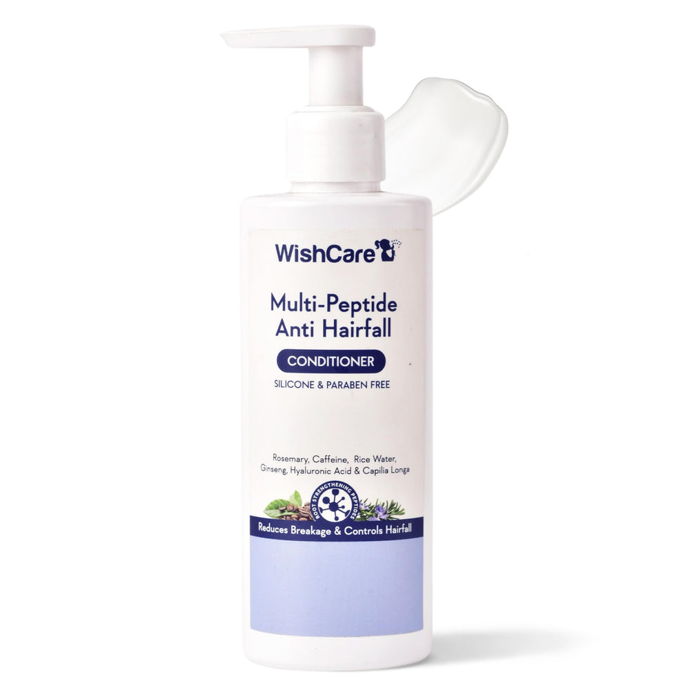 WishCare Acondicionador anti caída frasco, cabello suave y manejable