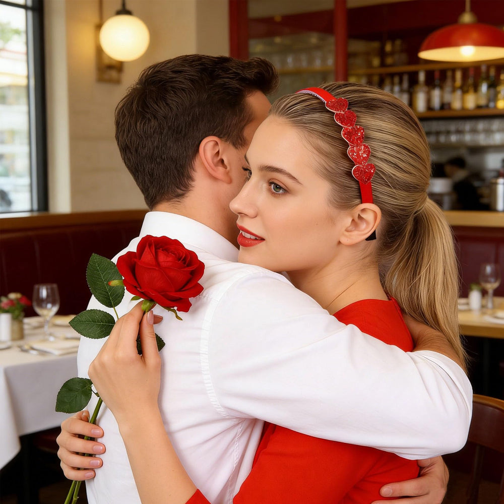 WIWUFUE diadema para bodas y celebraciones con brillo sutil.