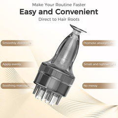 WL-YBOPRO Minoxidil: aplicador con cepillo y masaje para cuero cabelludo saludable