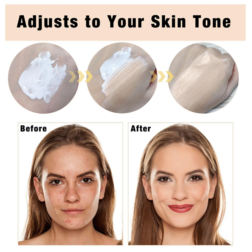 Base WLCTJIAYOU de cobertura media oculta imperfecciones y pecas.