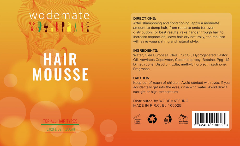 Wodemate Mousse con garantía de 18 meses, atención al cliente.