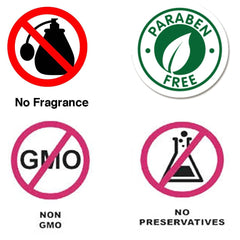 Aplicación suave de WOMEN'S THERAPEUTIC INSTITUTE Aceite de estrógeno en la palma.