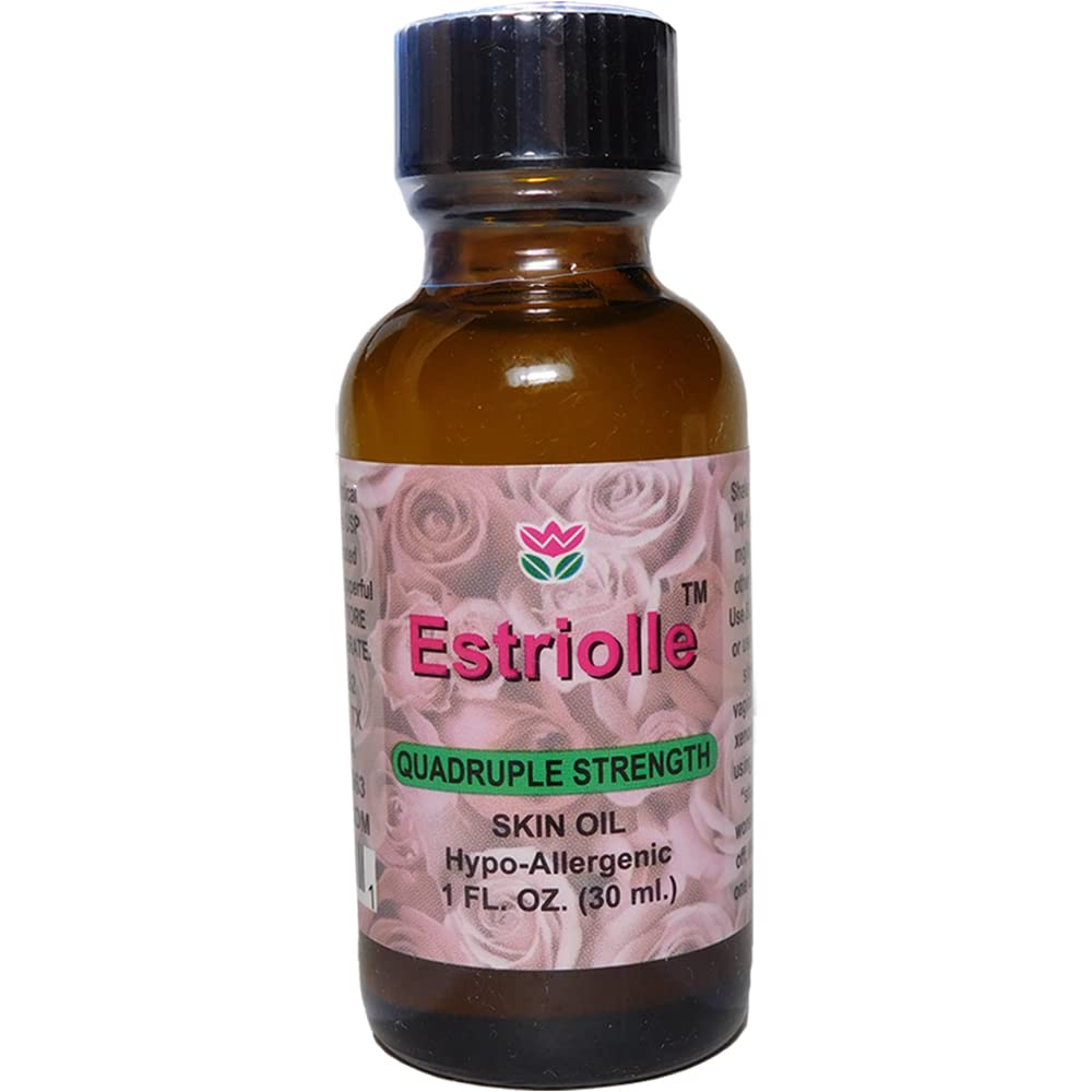 Botella de WOMEN'S THERAPEUTIC INSTITUTE Aceite de estrógeno para uso diario.