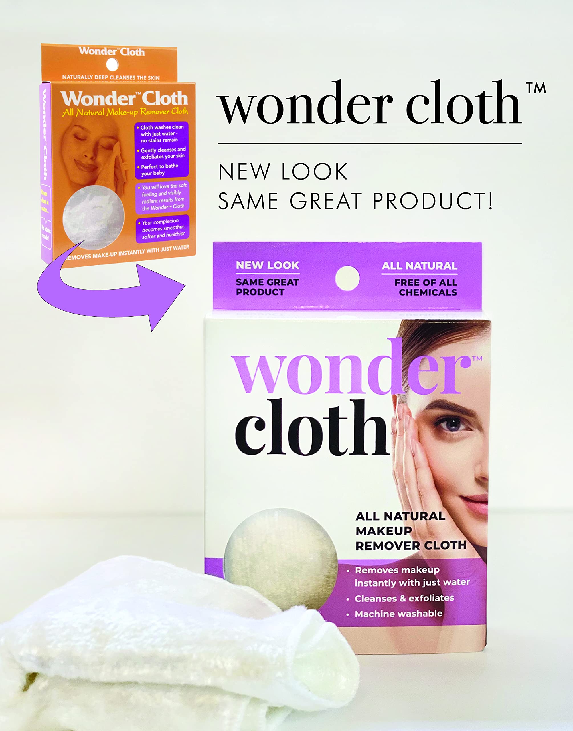 Wonder Cloth uso diario para limpiar y exfoliar sin químicos.