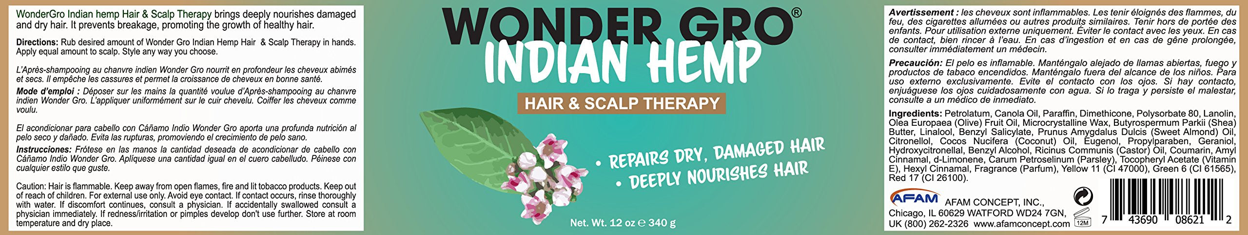 Wonder Gro Aplicación Manos Aceite Canamo Cabello: uso fácil para el cuidado diario.