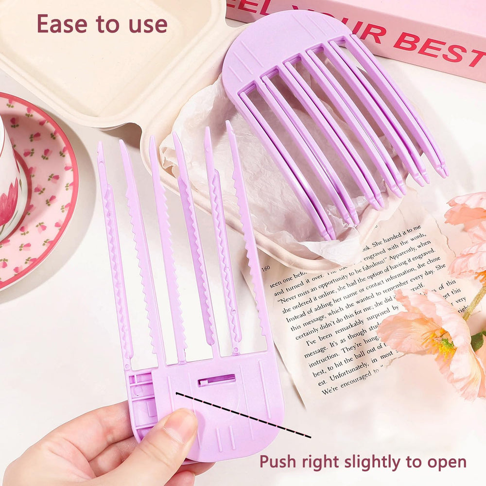 Wonglea Clip Volumen rápido para cabello grueso con sujeción estable