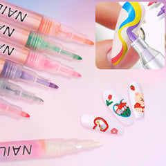Woobena dibujo en uñas ofrece diseño preciso y limpio.