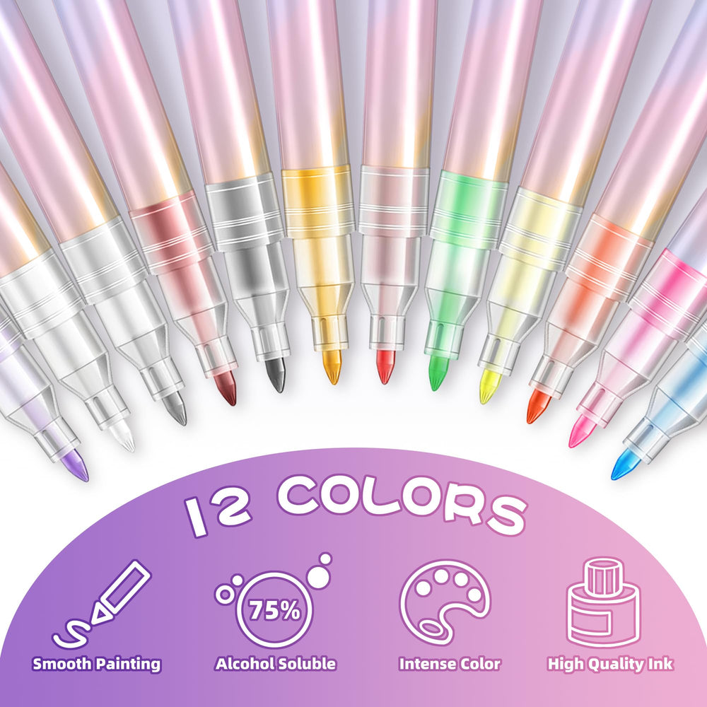 Woobena puntas finas para trazos precisos y detallados en uñas.