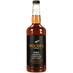 Woodys tres en uno ducha hombre: limpieza rápida y versátil para la rutina diaria.