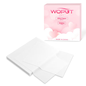 Papel filtrante de polvo para uñas de Woput mantiene el área limpia y libre de polvo.