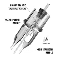 Empaque individual de Wormhole Tattoo para uso higiénico y seguro