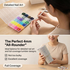 Worthofbest acabado arcoiris 24 colores, efecto iridiscente para diseños que brillan.