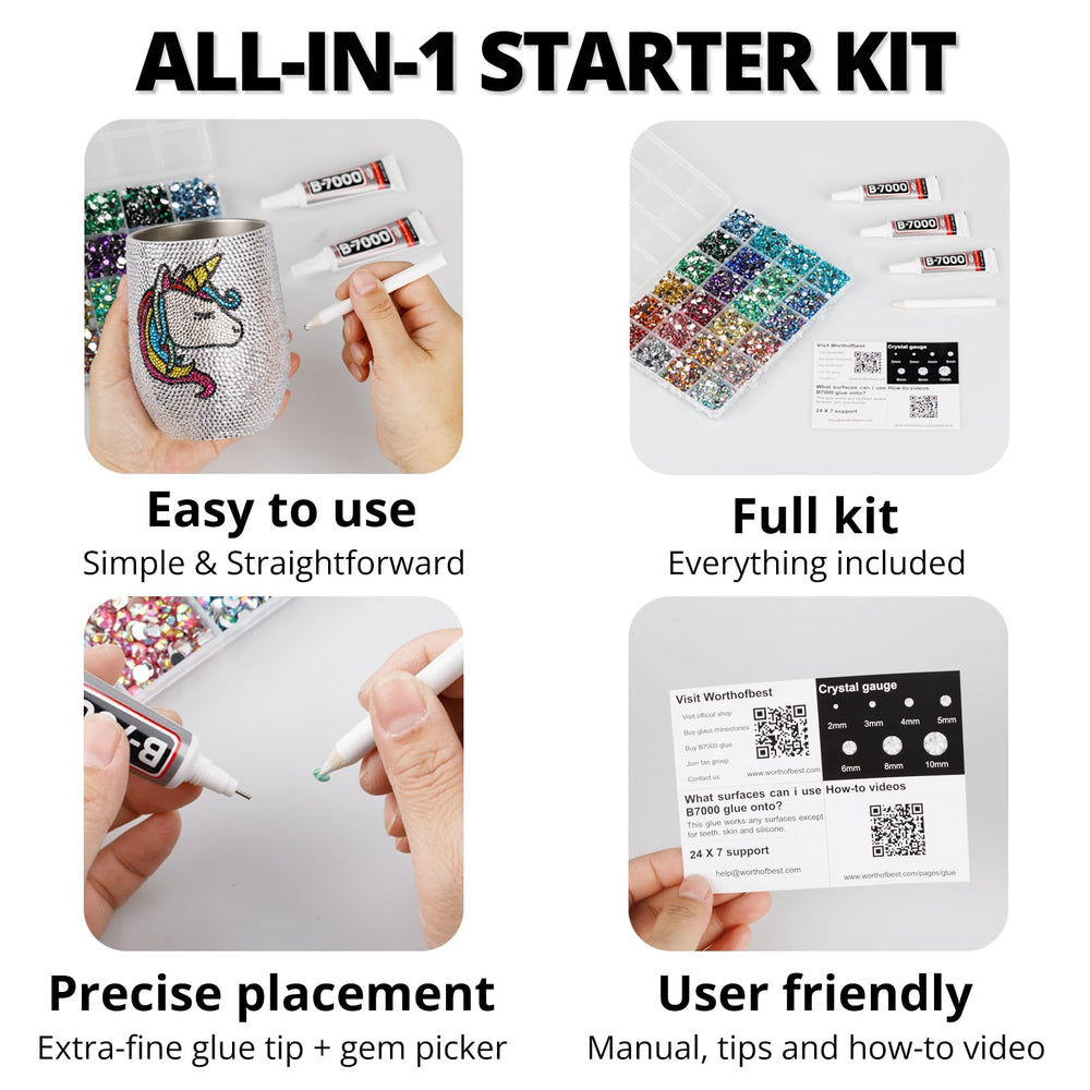 Manual de usuario Worthofbest incluido para crafters