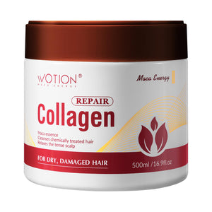 WOTION Deep Repair frasco frente, hidratación profunda para cabello dañado