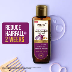 Wow Skin Science aceite de ricino para fortalecimiento y apariencia saludable.