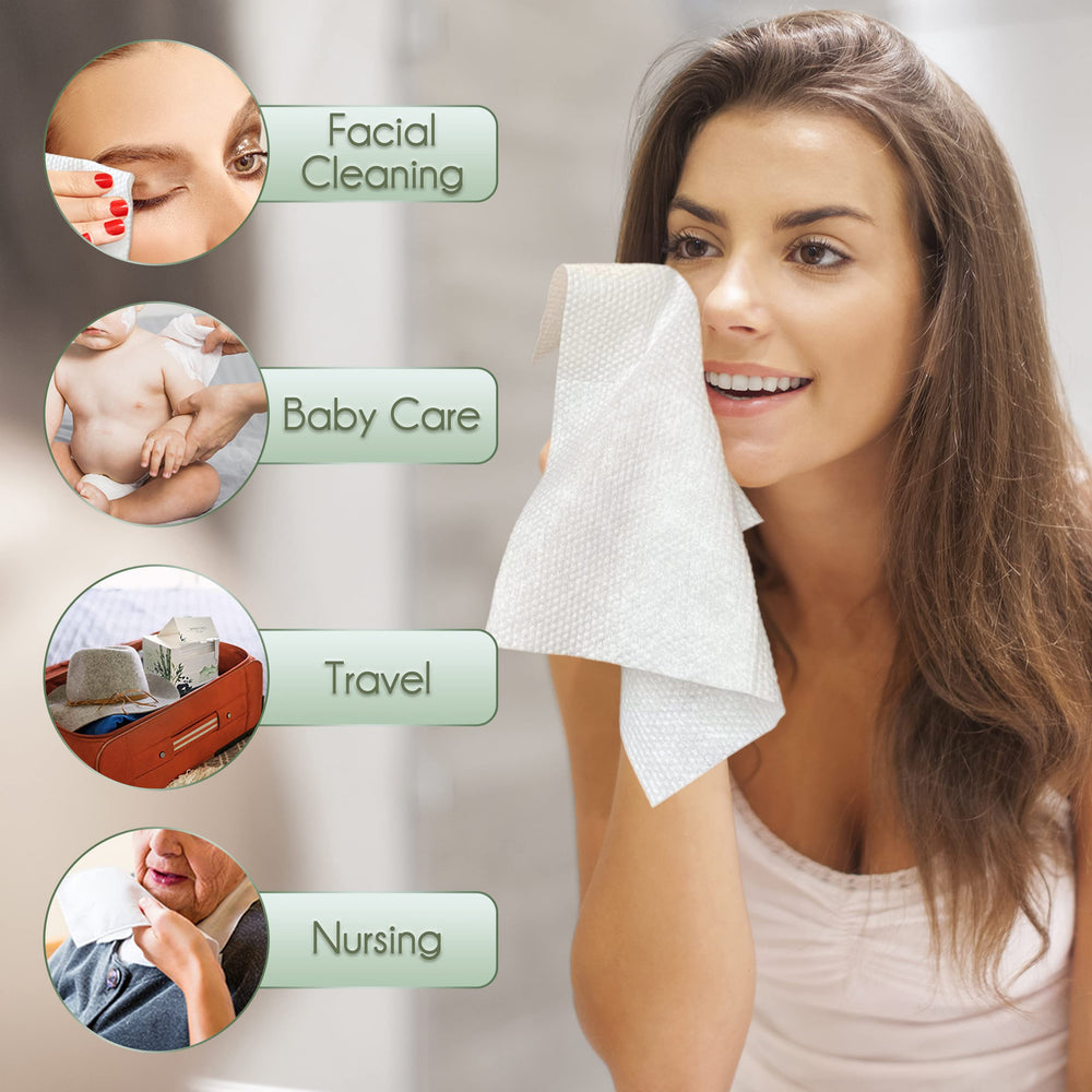 Cuidado corporal y facial con WOWOTEX, uso práctico en casa o viaje.