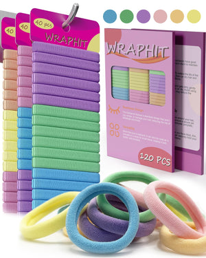 Ligas para el pelo Wraphit sin-dano: sujeción suave que protege el cabello.