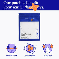 Pack de dos parches Wrinkles Schminkles, reutilizables para el pecho.