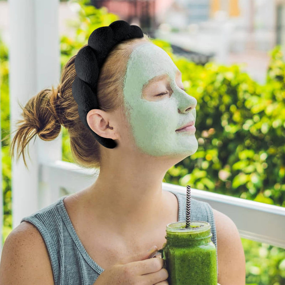 WSICSE mantiene el cabello seco durante la limpieza facial