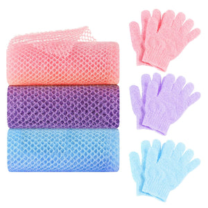 WSICSE esponjas africanas de red, paquete completo para exfoliar la piel