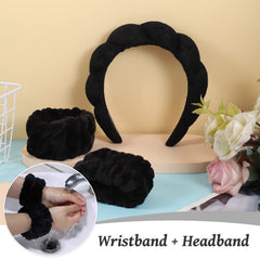 WSICSE banda spa lavado facial, talla ajustable para ajuste cómodo