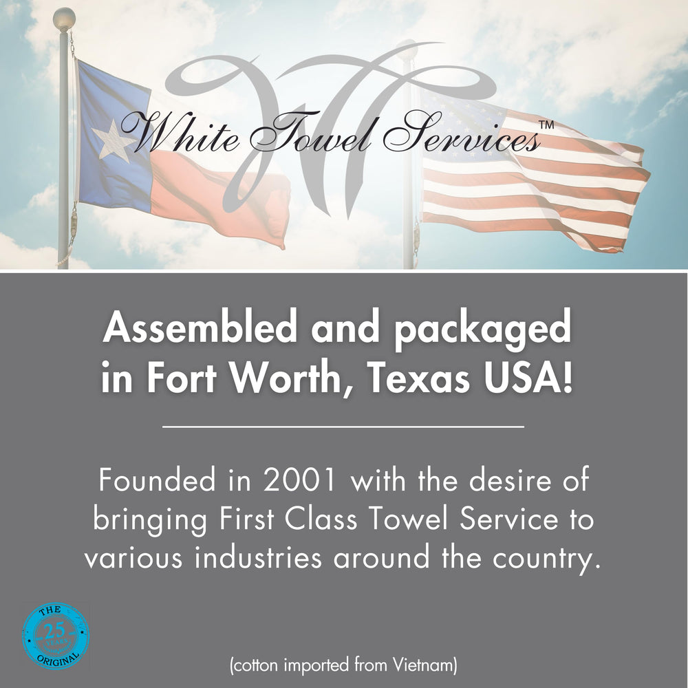 WT White Towel Services: paquete de 50 toallas desechables.