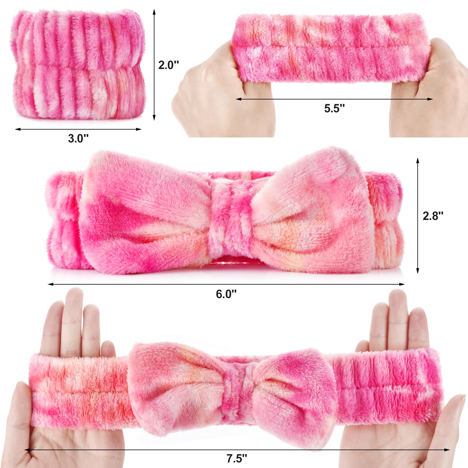 Diadema Wteehn con lazo dulce para cuidado facial