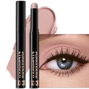Wugbc crema sombra de ojos gris rosado mate para uso diario