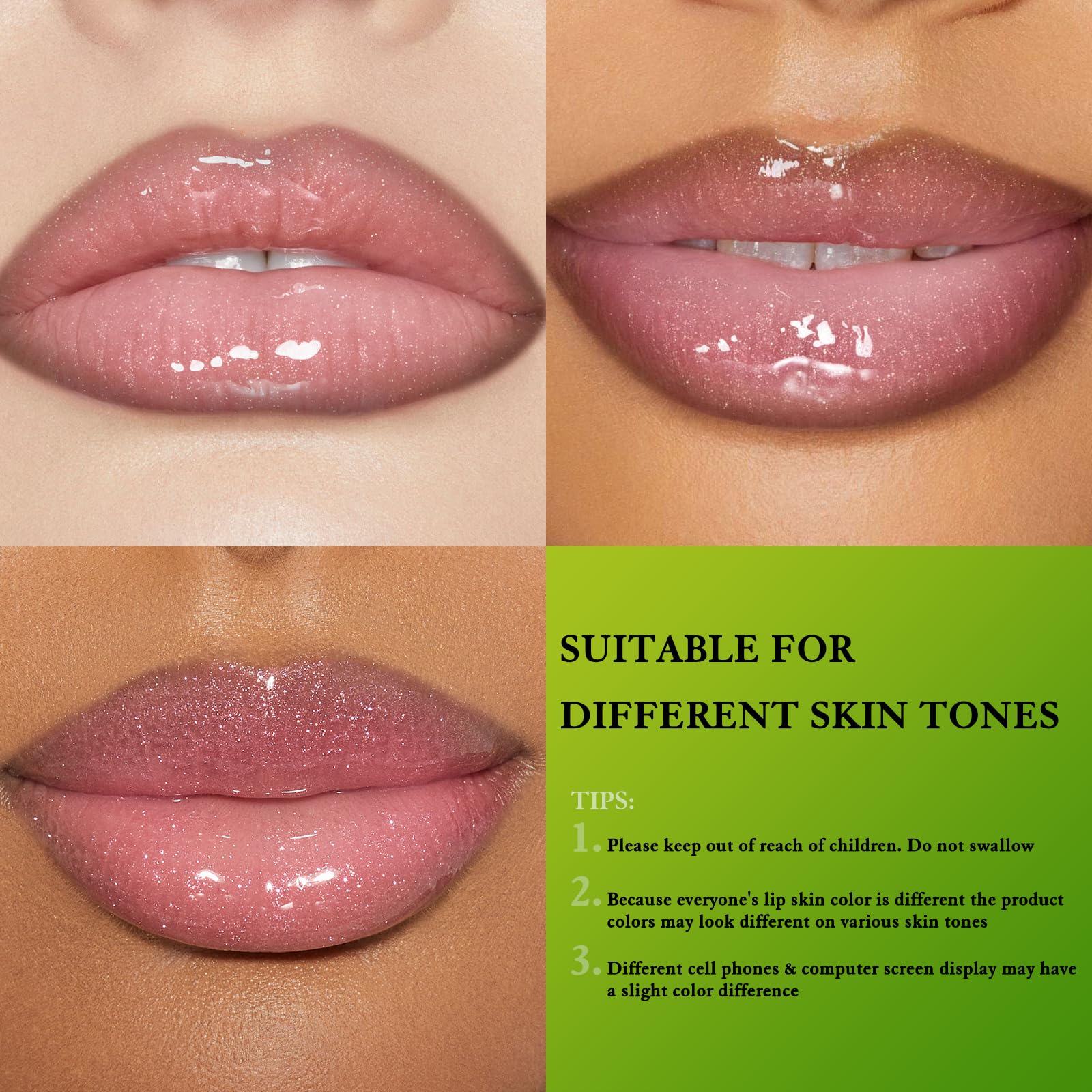 Kit completo de labios Wugbc para definición e hidratación diaria.