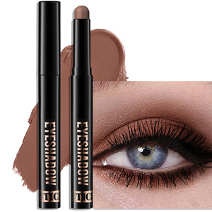 Wugbc sombra crema mate barra mocha marron para color intenso y duradero.
