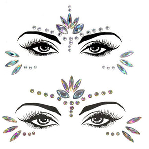 WUIOS mermaid-face-gems: puntitos brillantes para un aspecto rápido y deslumbrante.