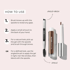 WUNDERBROW gel-permafix fijación flexible, color que se mantiene.