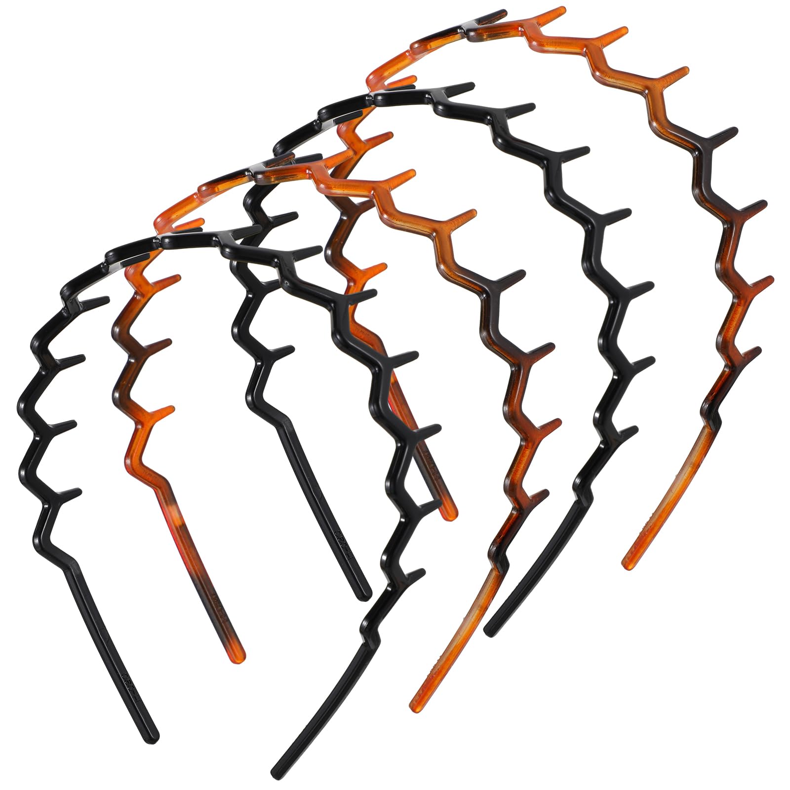 WY LIGHTING LEVEL diademas zigzag en paquete para combinar con cualquier look.