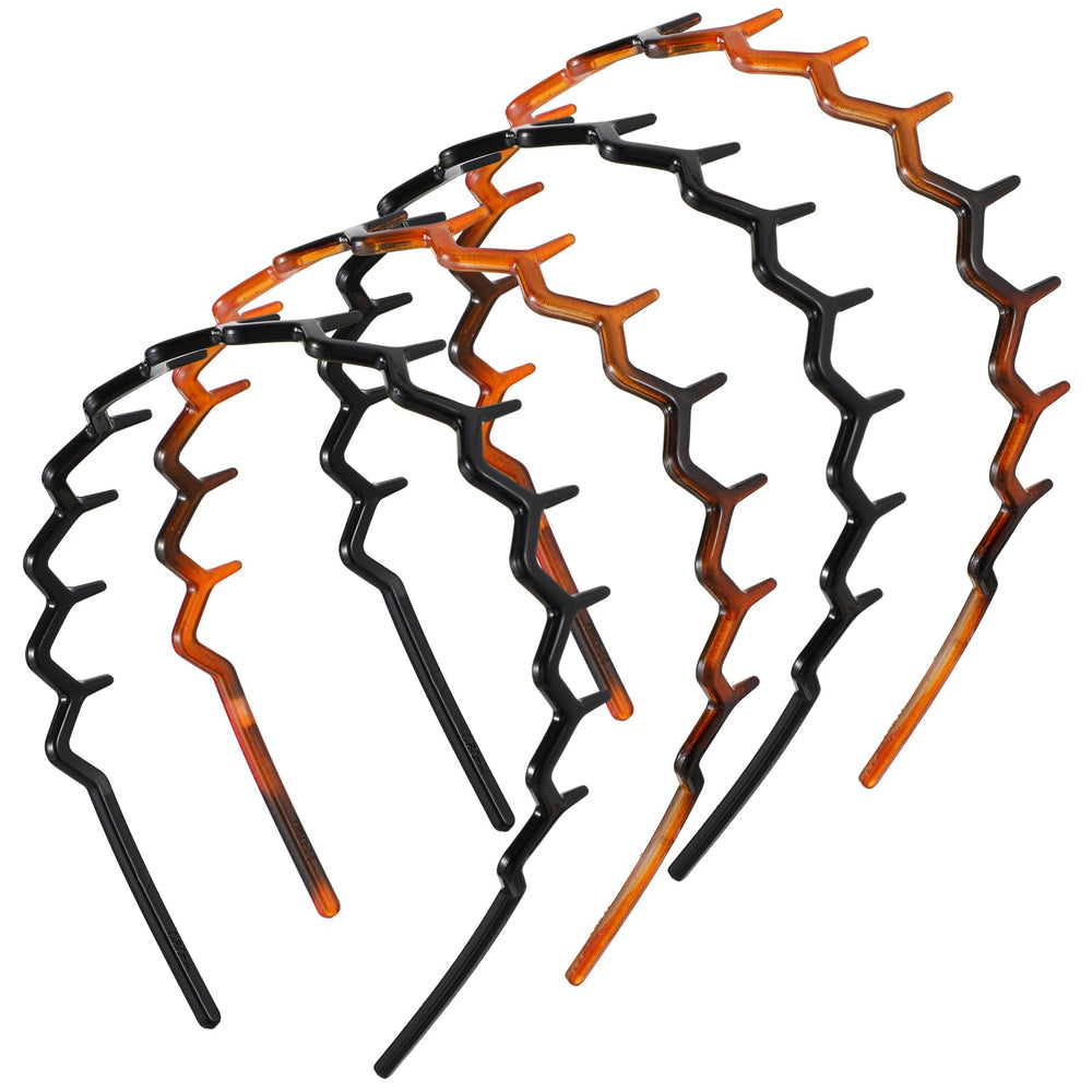 WY LIGHTING LEVEL diademas zigzag en paquete para combinar con cualquier look.