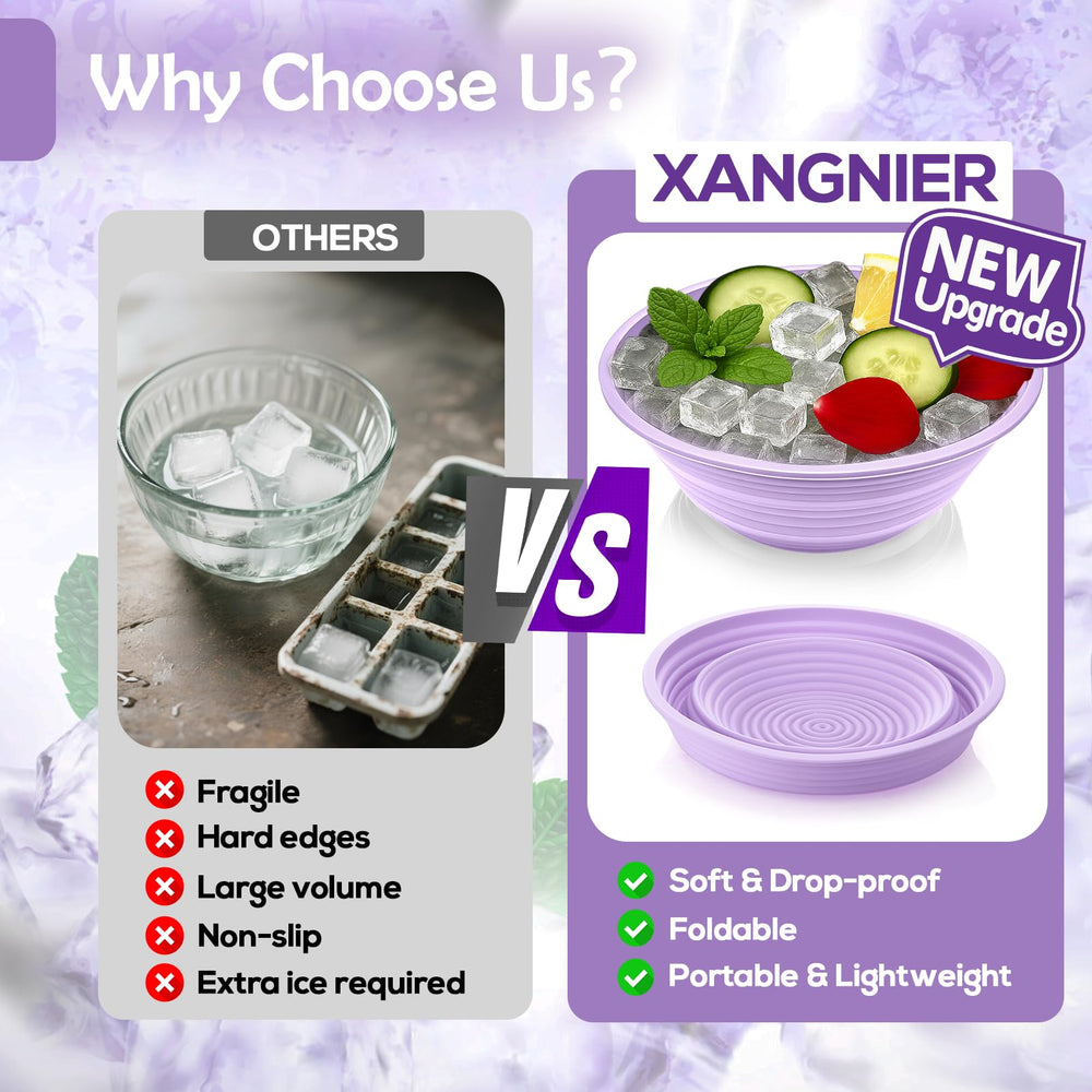 Cuenco facial de silicona XANGNIER, silicona de grado alimentario para higiene y limpieza.