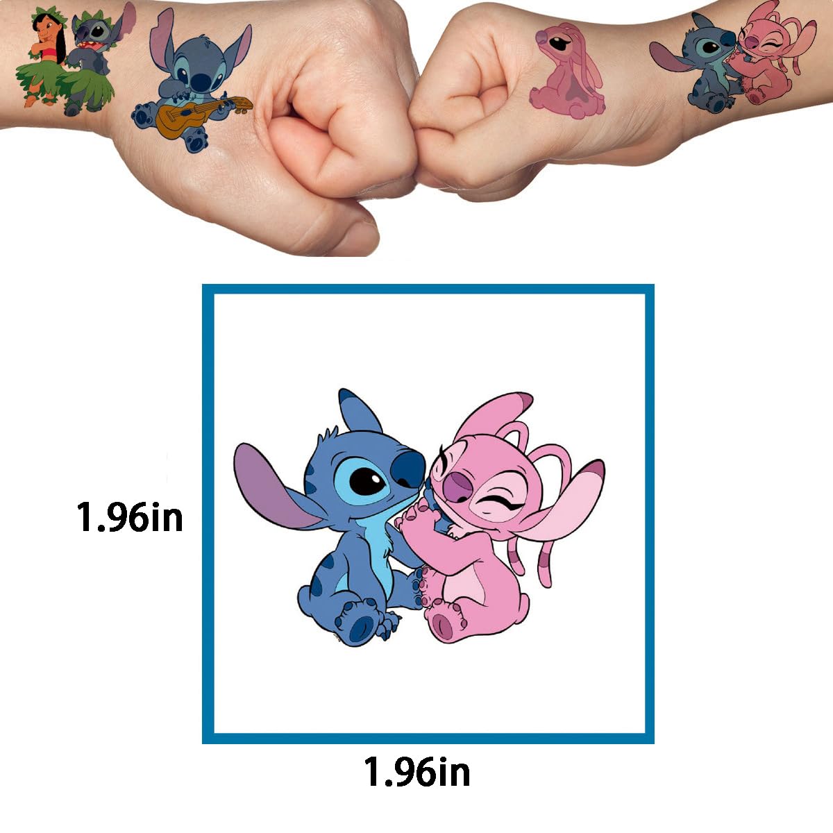Tatuaje temporal Xjmjhy de personajes para regalos y sorpresas.