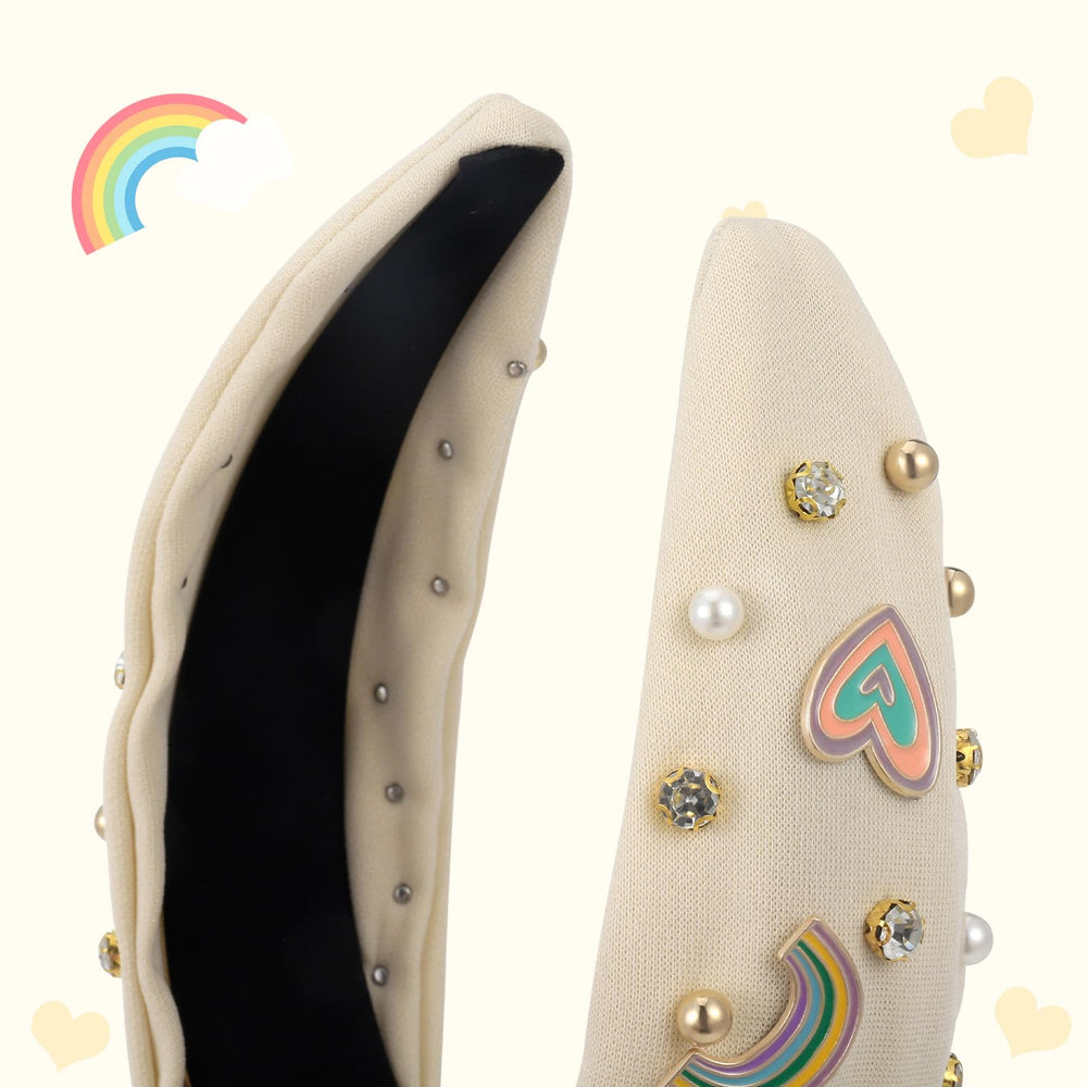 XLSXEXCL diadema con cristales brillantes, añade brillo sutil.