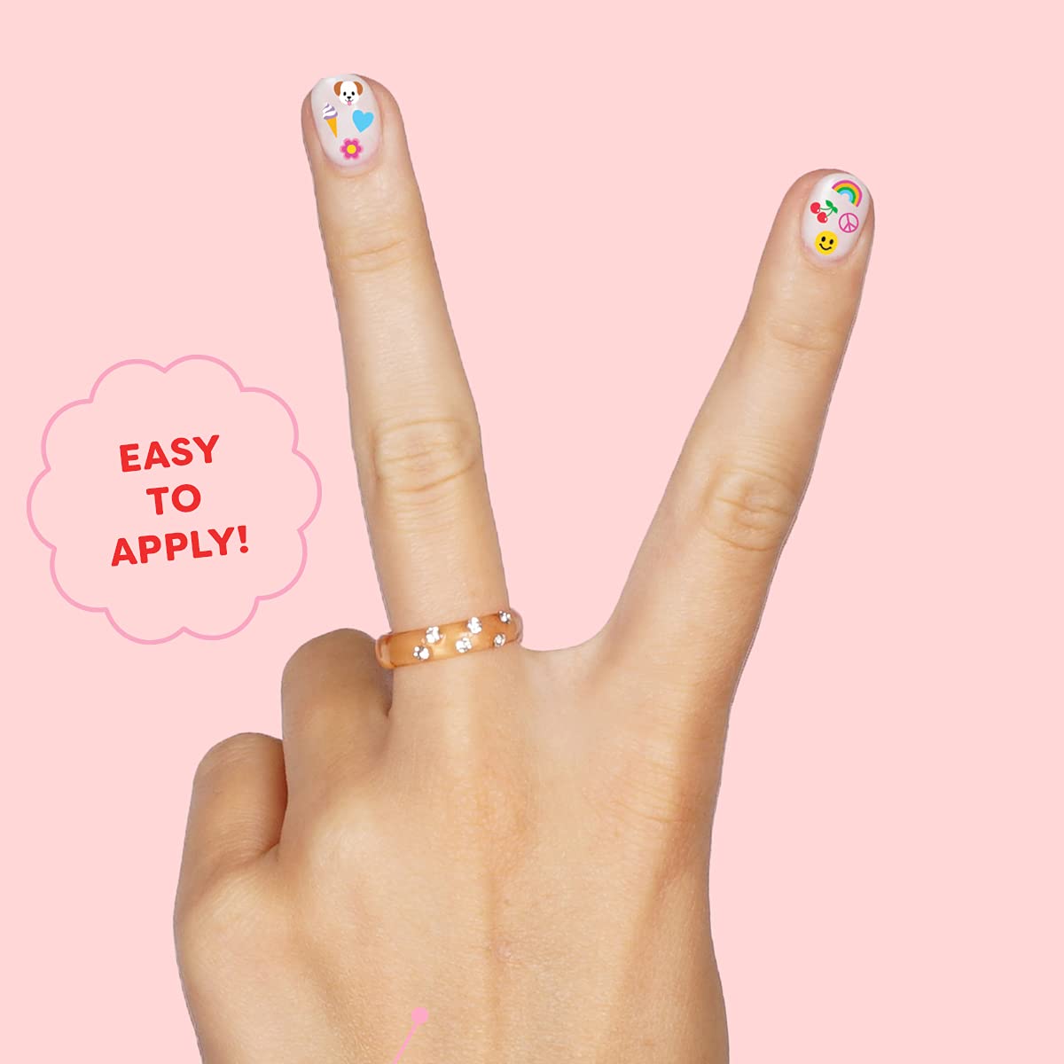 Pegatinas XO Fetti con frases de empoderamiento para niñas
