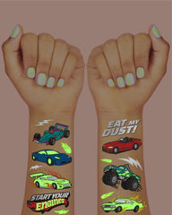 Niños pueden aplicar fácilmente estos tatuajes temporales de xo Fetti.
