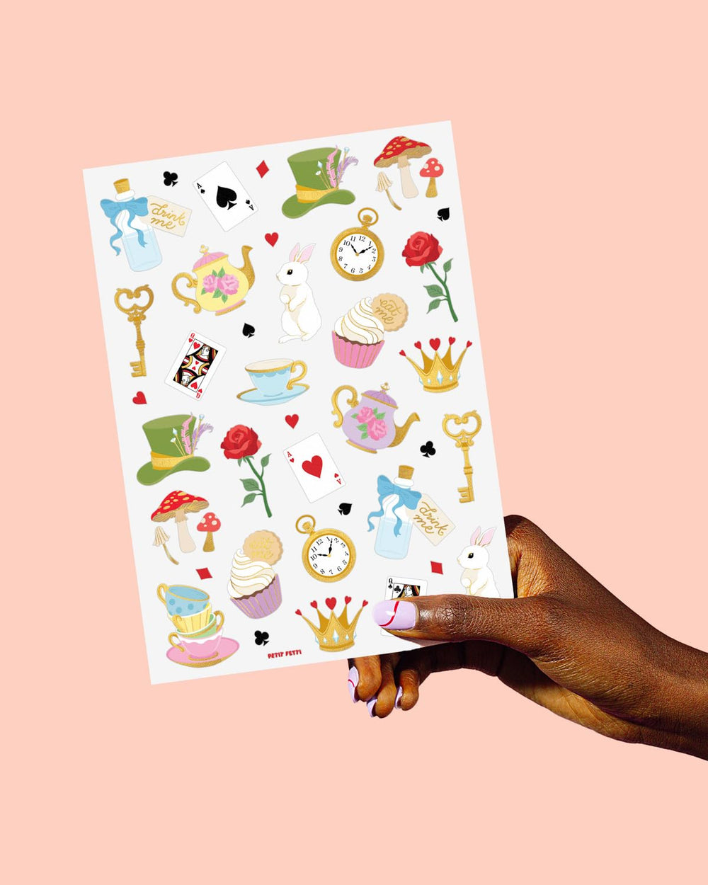 xo Fetti cartas de juego aportan encanto vintage para eventos infantiles y adultos.