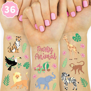 Tatuajes xo Fetti: monos coloridos para fiestas temáticas y divertidas.