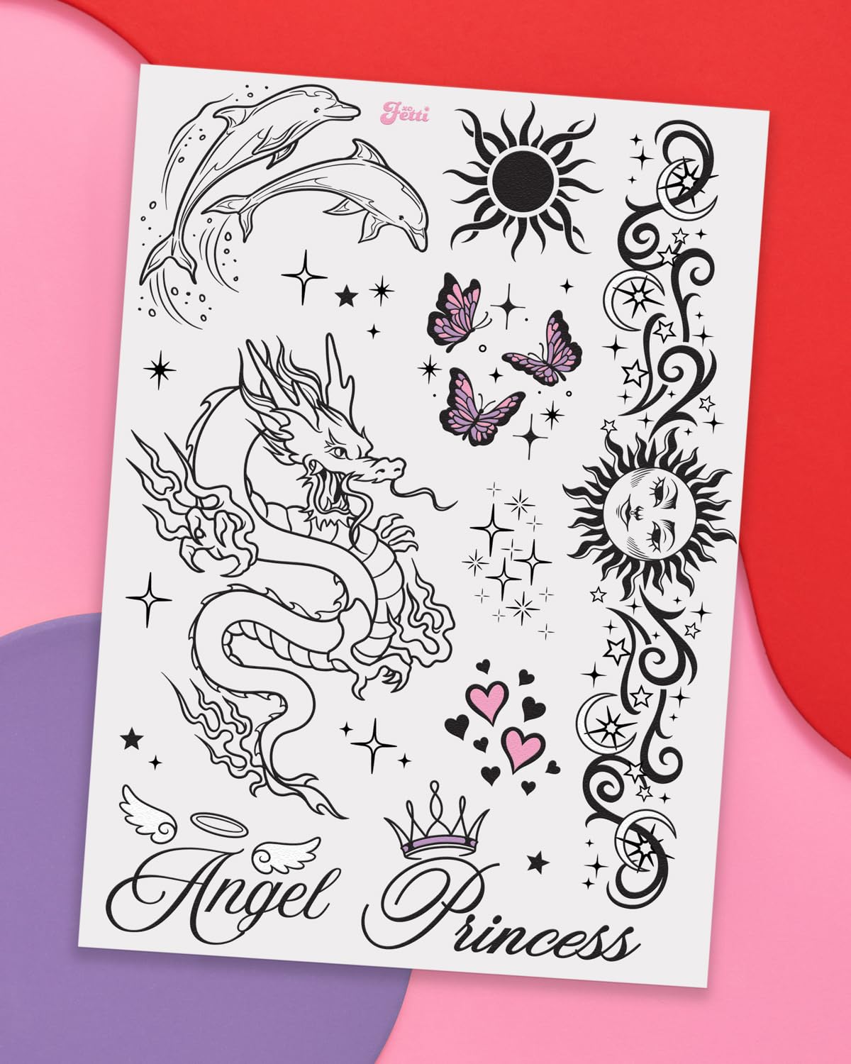 tatuajes de mariposa xo Fetti Y2K para toque ligero.