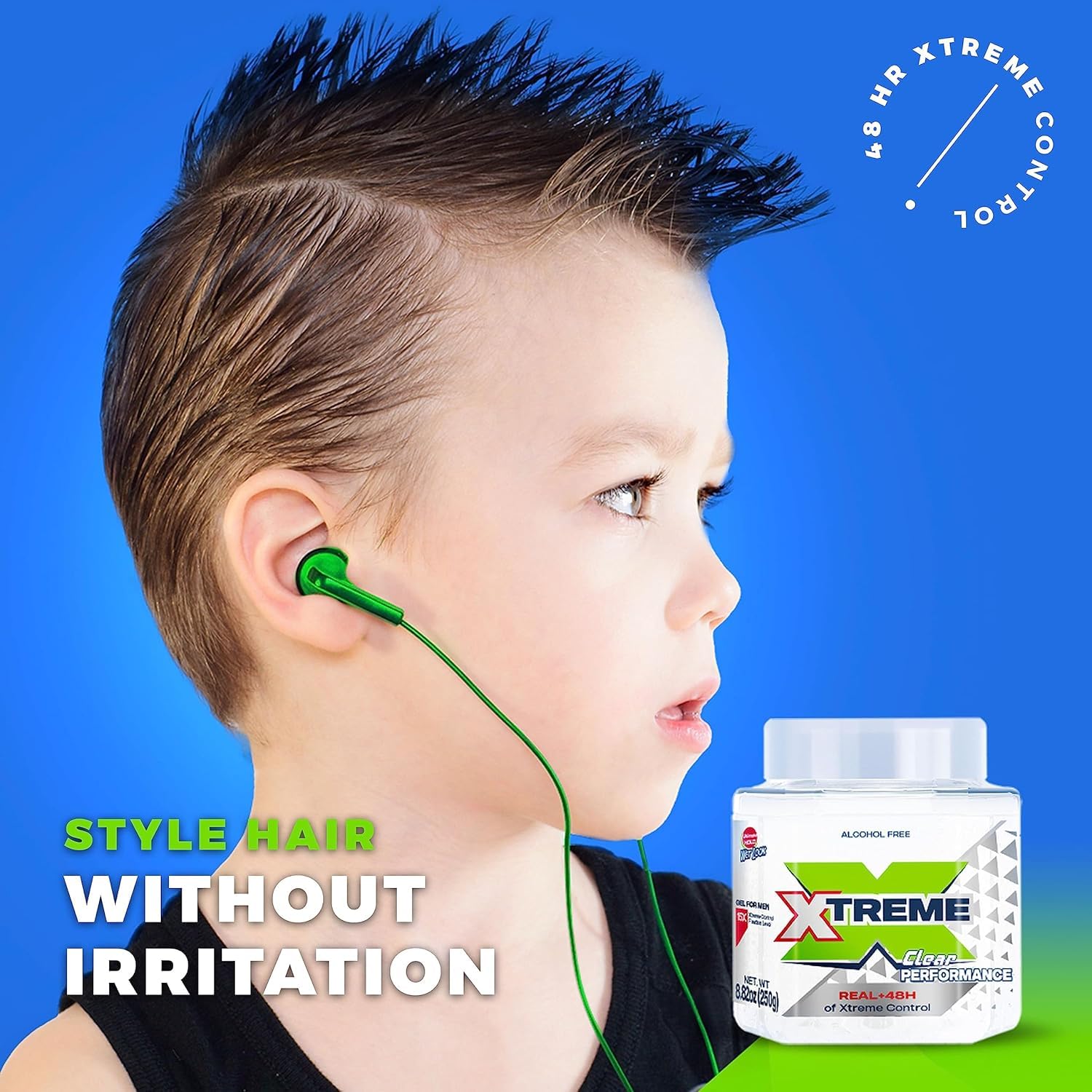 Xtreme aplicación suave, cabello sin residuo y fácil de moldear