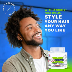 Xtreme control 48h para cabello masculino, aplicación limpia