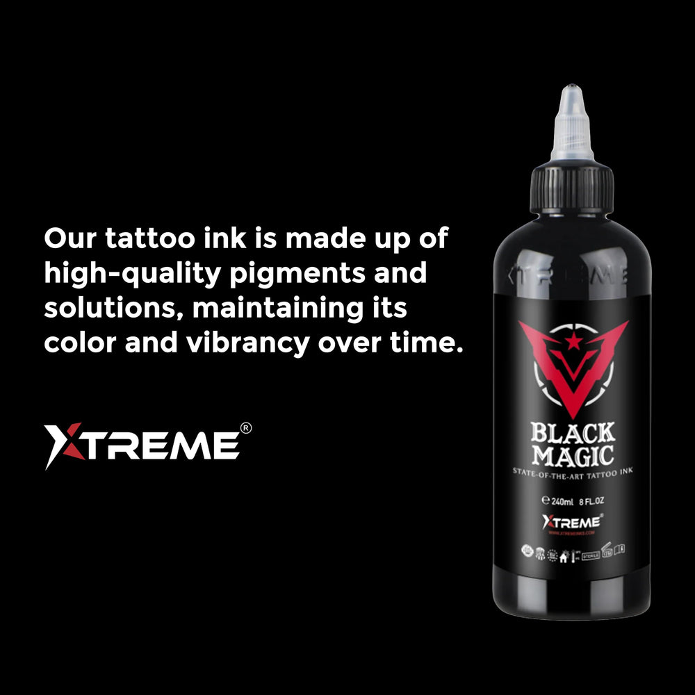 XTREME Xtreme Tattoo Ink Deslizamiento suave para sesiones cómodas.