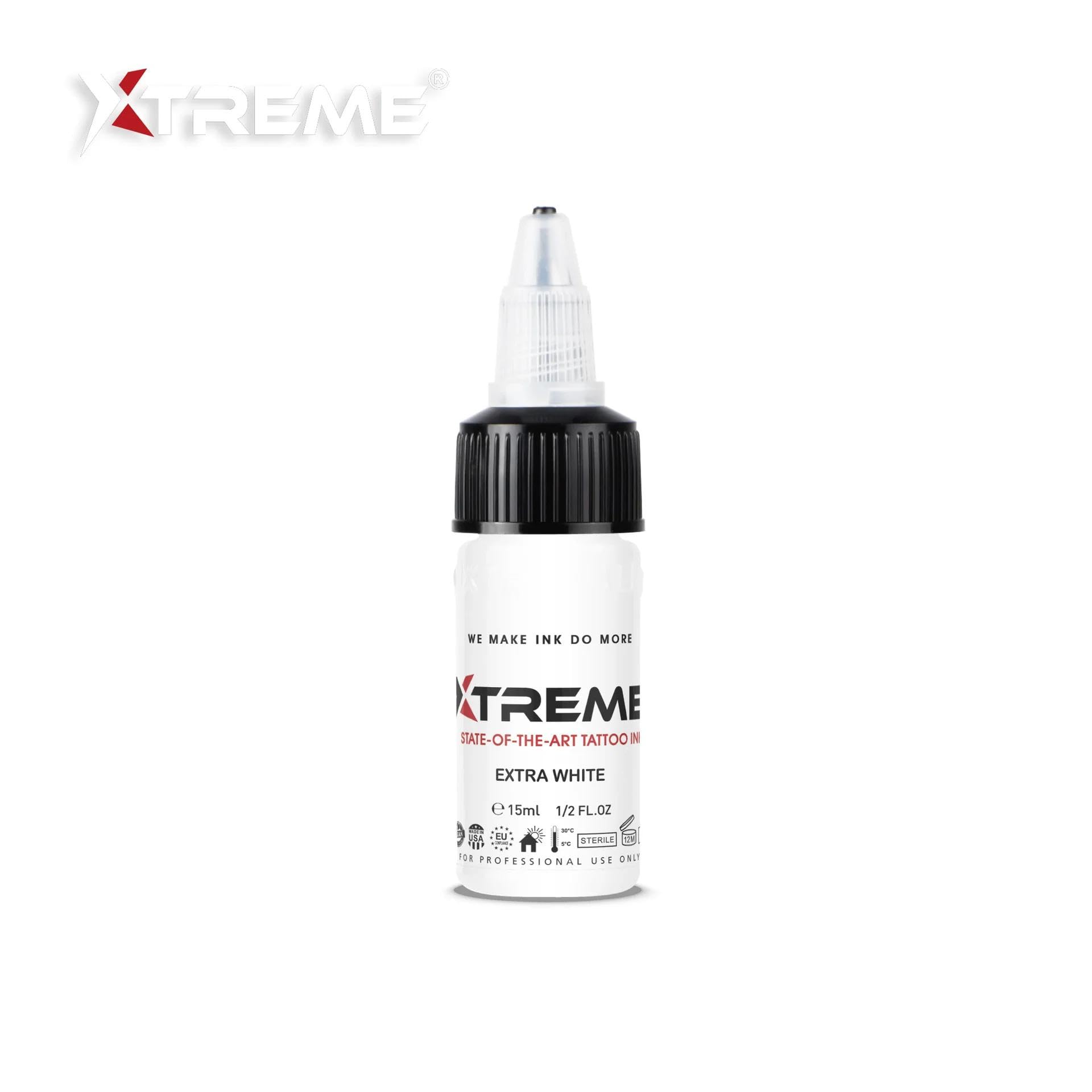 XTREME Xtreme Tattoo Ink Pigmento base-agua: pigmento estable para una aplicación segura.