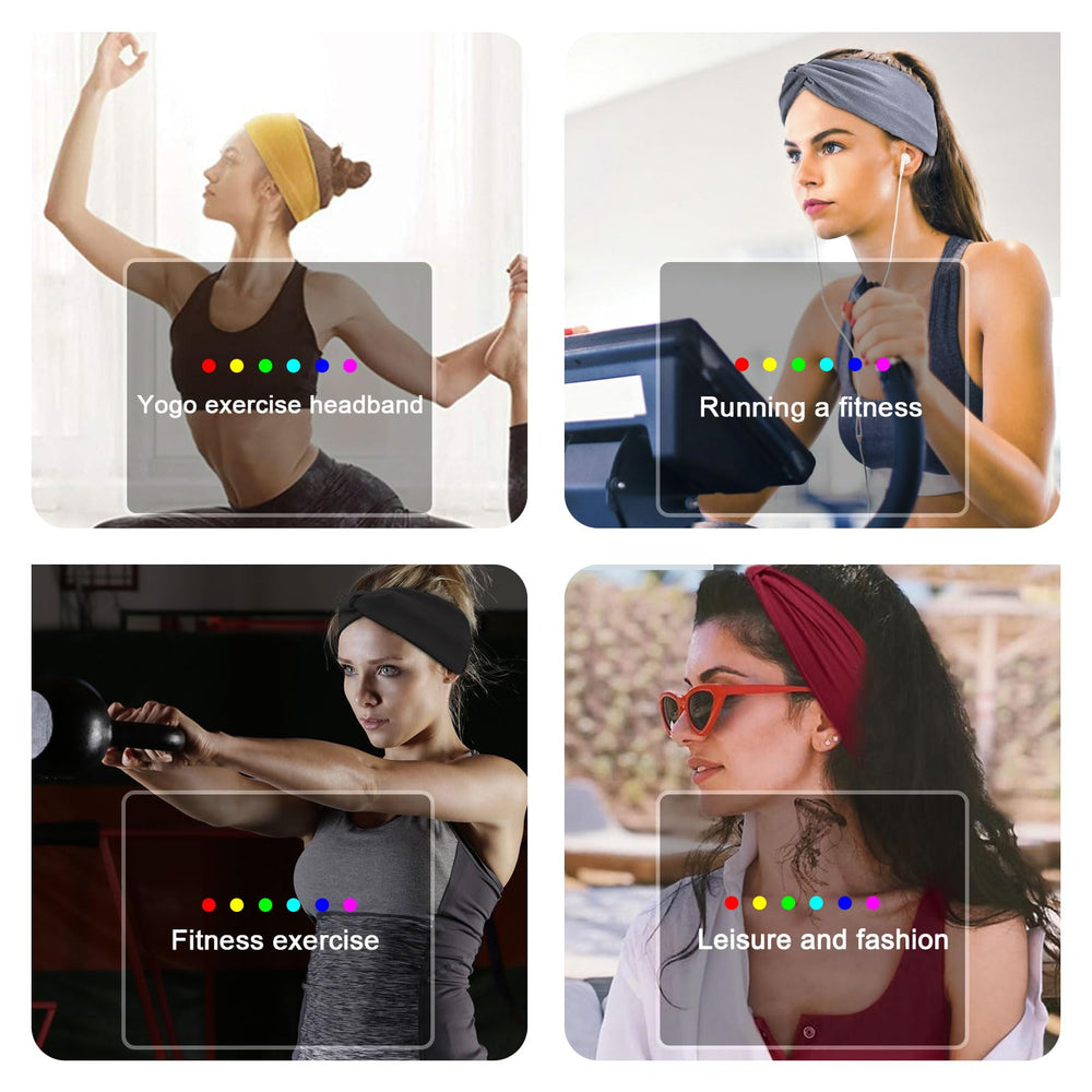 XTREND cintas para cabello anchas para actividades al aire libre y deportes.