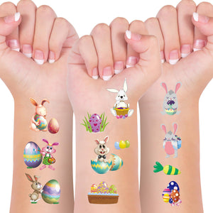 tatuajes-pascua-luminosos de xutengy visibles en la piel para noche festiva
