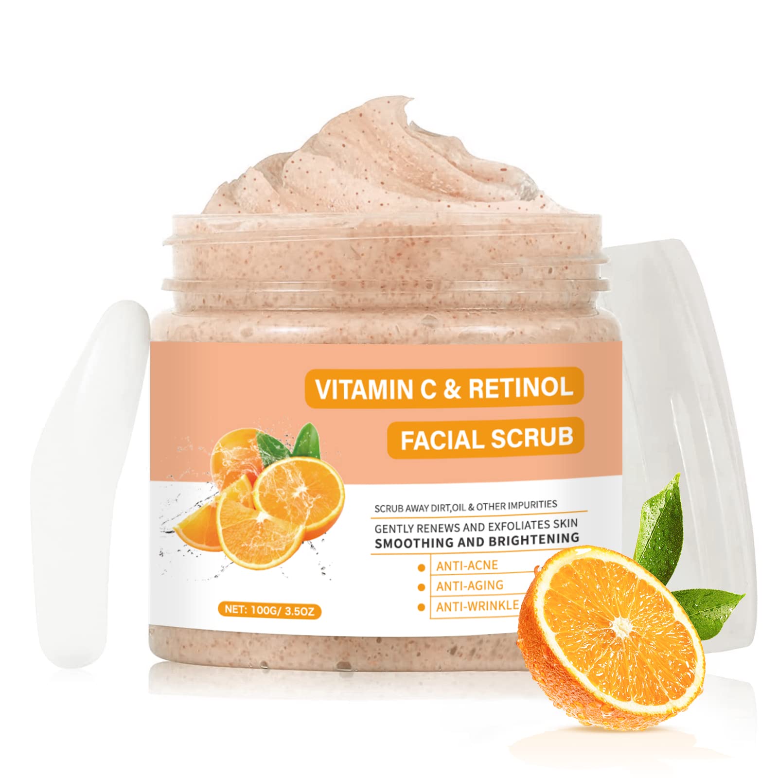 Exfoliante facial YAFUSIPE en bote mejora textura y brillo natural.