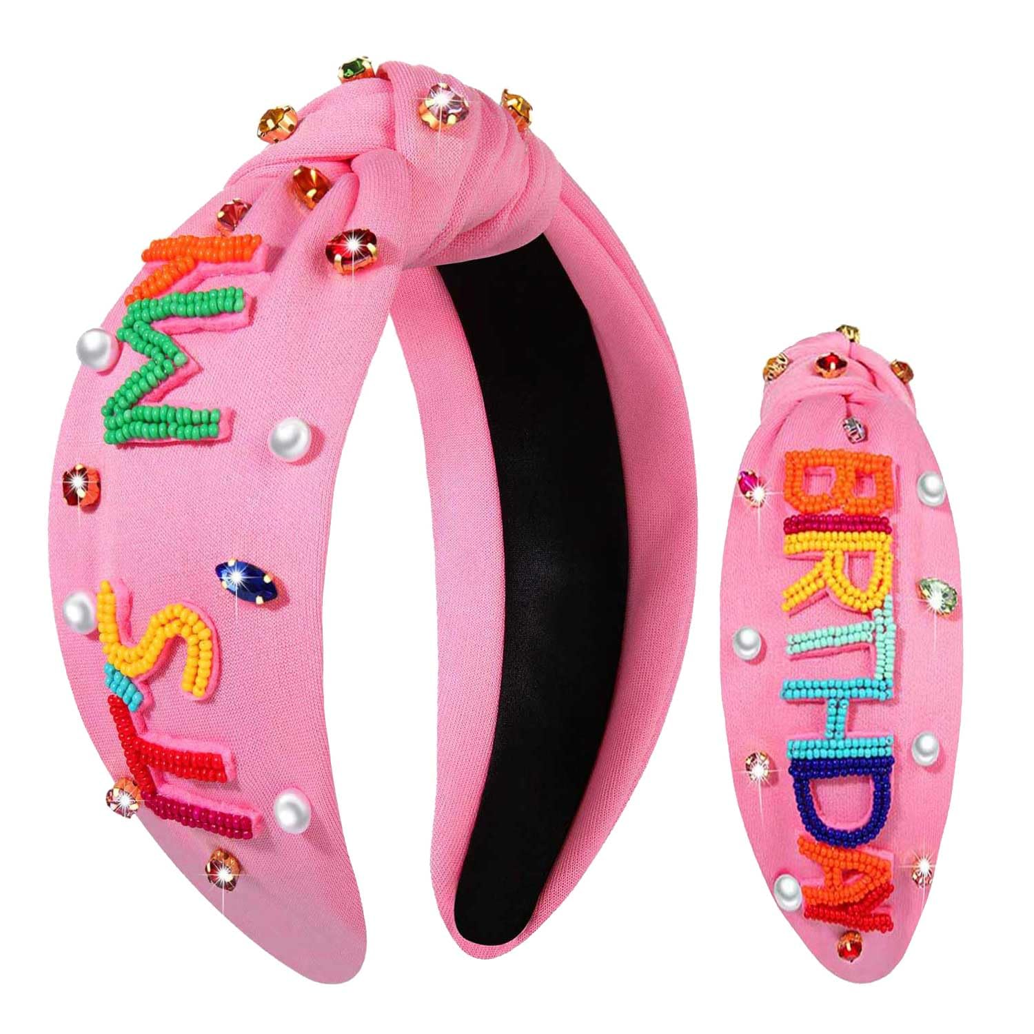 YAHPERN diadema realza tu outfit de cumpleaños con estilo.